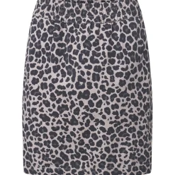 VIAMAJA Nederdel Jane Leopard Grey Best