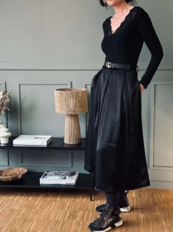 VIAMAJA Nederdel Leonora black Clearance