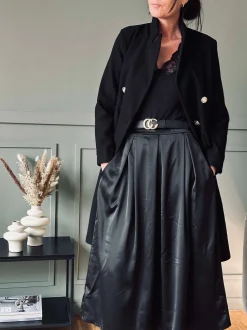 VIAMAJA Nederdel Leonora black Clearance