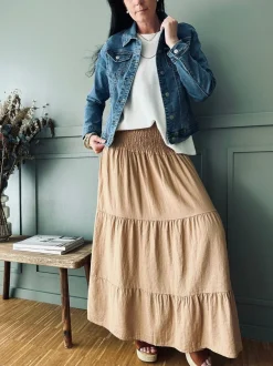 VIAMAJA Nederdel med smock - MACCHIATO Sale