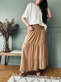 VIAMAJA Nederdel med smock - MACCHIATO Sale