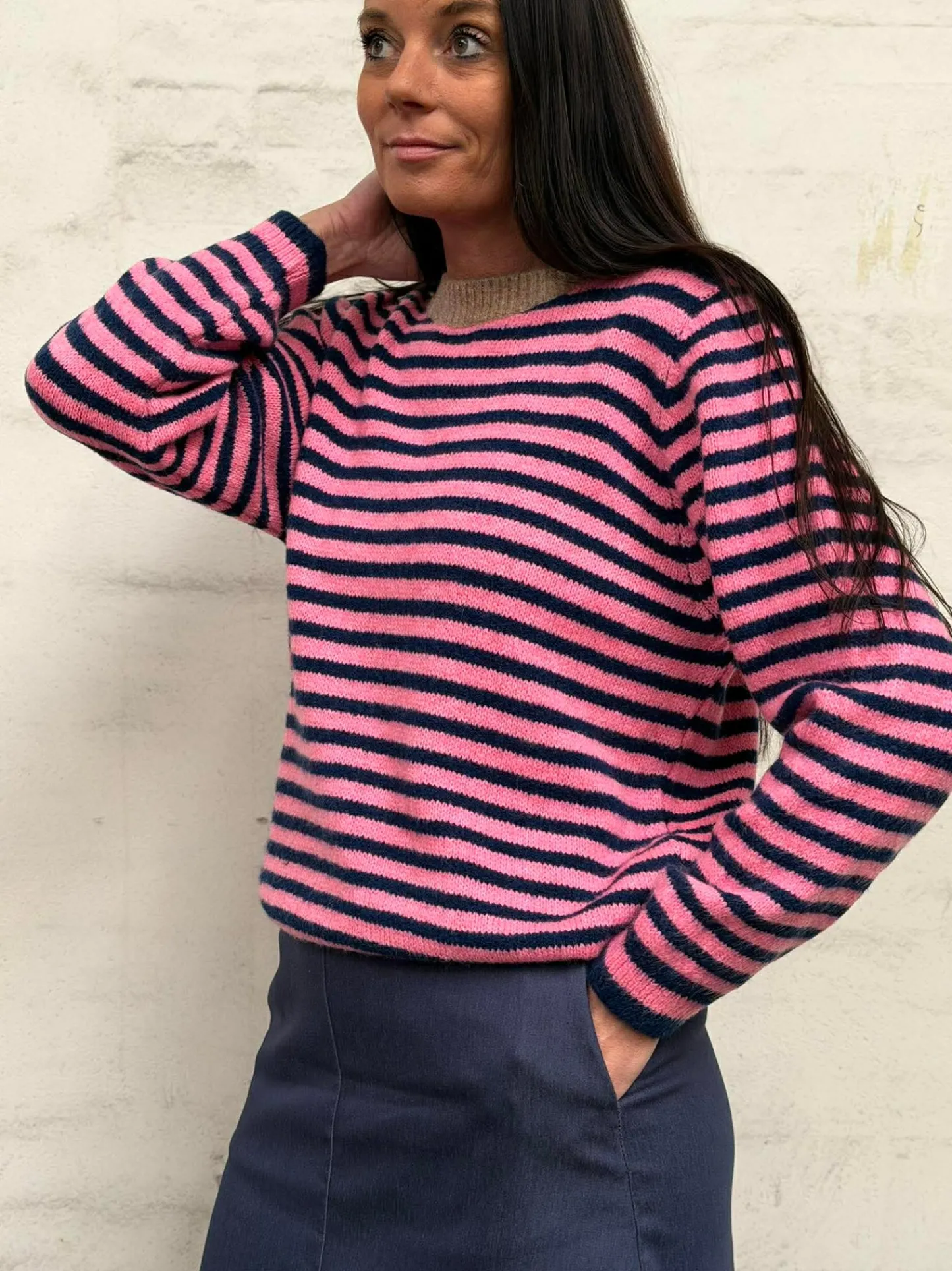 VIAMAJA Nederdel Sidsel - Dark denim