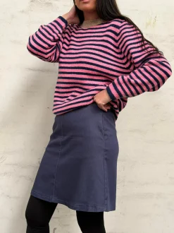 VIAMAJA Nederdel Sidsel - Dark denim
