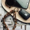 VIAMAJA Nøglesnor – Walnut / Gold Sale