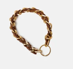 VIAMAJA Nøglesnor – Walnut / Gold Sale