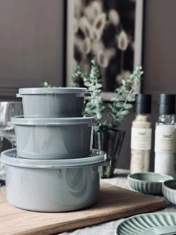 VIAMAJA Opbevaringsbøtter - Sæt med 2 stk. Grey Outlet