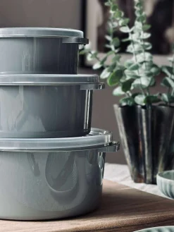 VIAMAJA Opbevaringsbøtter - Sæt med 2 stk. Grey Outlet