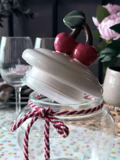 VIAMAJA Opbevaringsglas med kirsebær - 1200ml Best