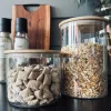 VIAMAJA Opbevaringsglas med trælåg 950ml Outlet