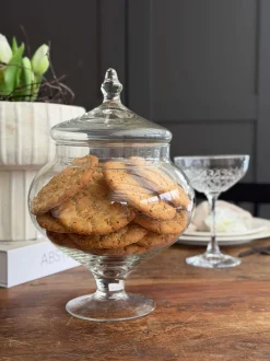 VIAMAJA Opbevaringsglas på fod Hot