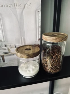 VIAMAJA Opbevaringsglas til fødevarer - Wood