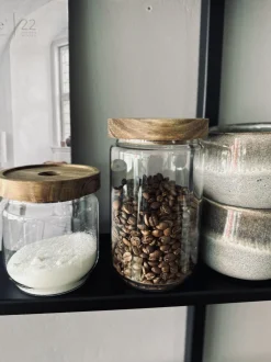 VIAMAJA Opbevaringsglas til fødevarer - Wood