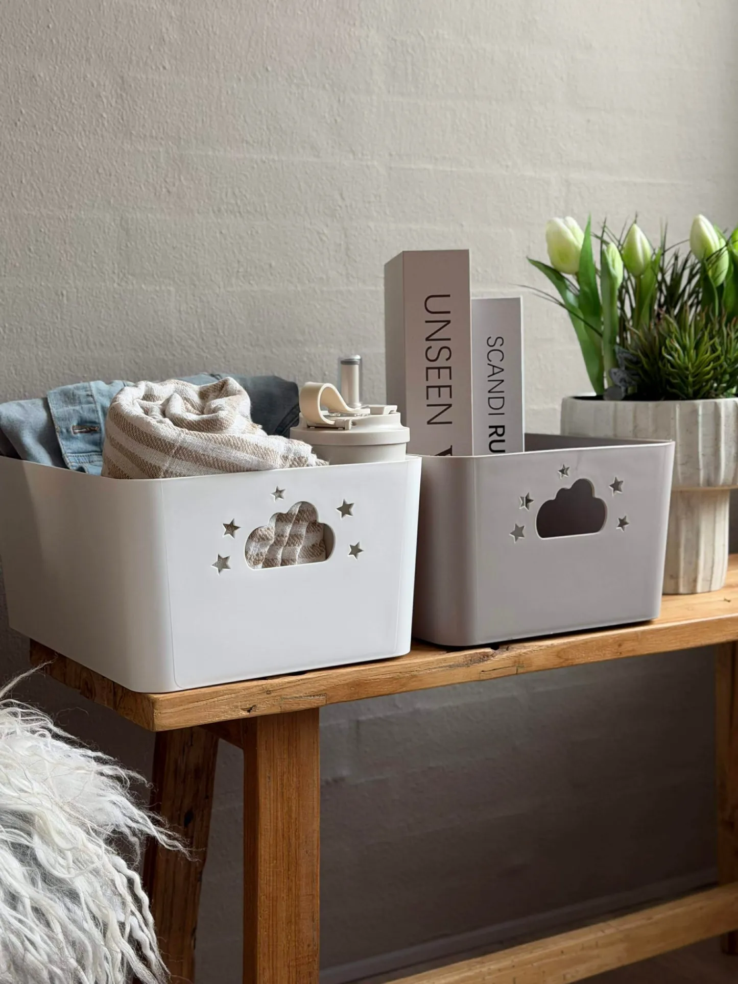 VIAMAJA Opbevaringskasse Cloud 34x25cm - Flere farver Online