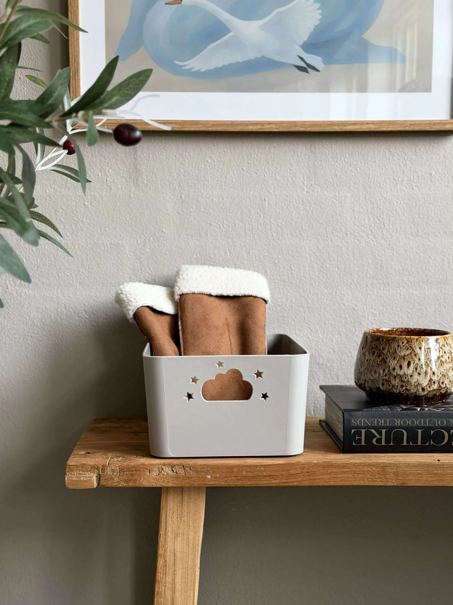 VIAMAJA Opbevaringskasse Cloud 26x17cm - Flere farver Discount