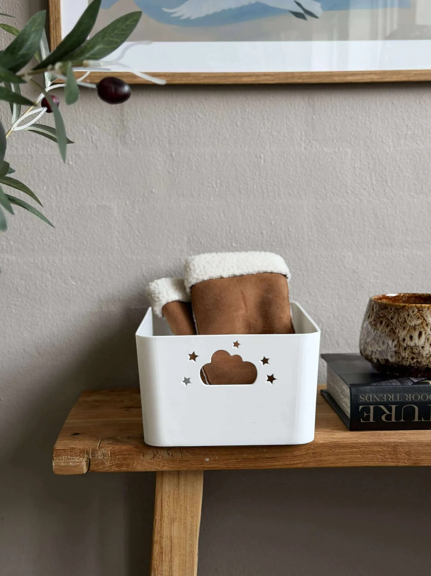 VIAMAJA Opbevaringskasse Cloud 26x17cm - Flere farver Discount