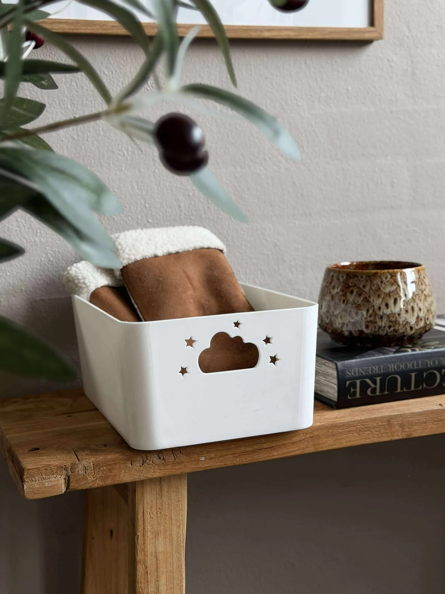 VIAMAJA Opbevaringskasse Cloud 26x17cm - Flere farver Discount