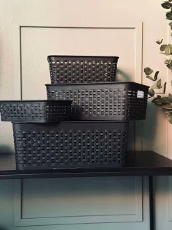 VIAMAJA Opbevaringskasse Mille black - Medium Discount