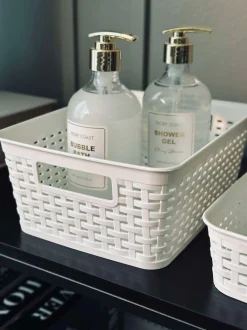 VIAMAJA Opbevaringskasse Mille white - Medium Clearance