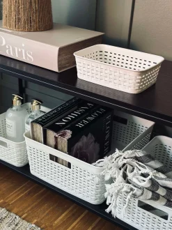 VIAMAJA Opbevaringskasse Mille white - Medium Clearance
