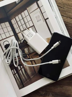 VIAMAJA Oplader USB C + 1 M Nylon cable: USB C to USB C Best