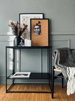 VIAMAJA Opslagstavle i kork 40x60 - Kraftig sort ramme Online