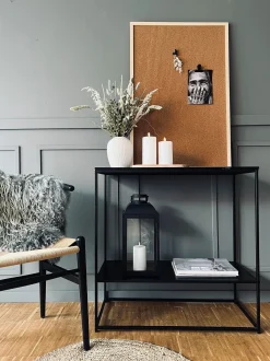 VIAMAJA Opslagstavle kork 60x90 med kraftig ramme - Natur Best