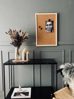 VIAMAJA Opslagstavle kork 40x60cm - Kraftig ramme Natur Online