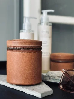 VIAMAJA Organiser Leather - Medium cognac Outlet