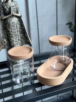VIAMAJA Organiser med låg i kork - 3 dele Outlet