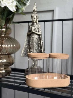 VIAMAJA Organiser med låg i kork - 3 dele Outlet