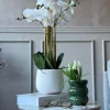 VIAMAJA Orkidé i Potte 65 cm - Hvid Sale