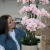 VIAMAJA Orkidé i Potte 105 cm - Rosa Outlet