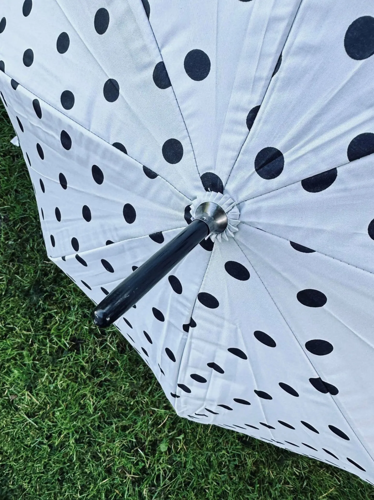 VIAMAJA Paraply - Hvid med dots Outlet