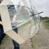 VIAMAJA Paraply Transparent - Beige Discount