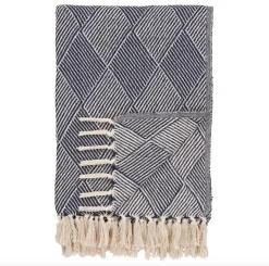 VIAMAJA Plaid - Blue cotton Outlet