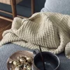 VIAMAJA Plaid Stone-washed Vaflet Bomuld - Gul New
