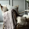 VIAMAJA Plaid SUPER SOFT - Taupe New