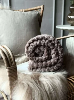 VIAMAJA Plaid SUPER SOFT - Taupe New
