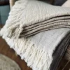 VIAMAJA Plaid vævet med kork – Nature mix Hot