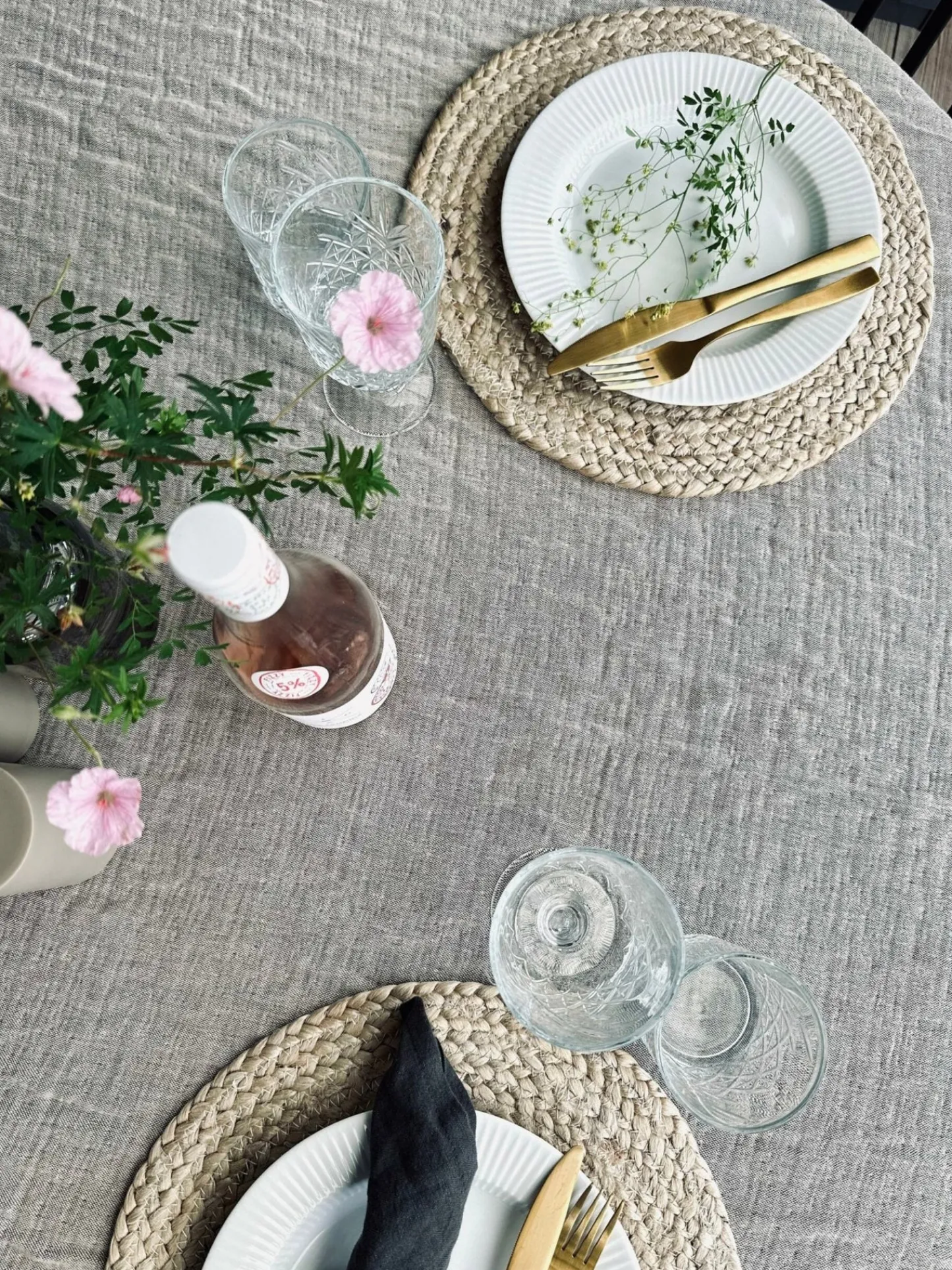 VIAMAJA Plaid vævet med kork – Nature mix Hot