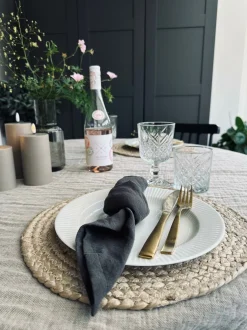 VIAMAJA Plaid vævet med kork – Nature mix Hot