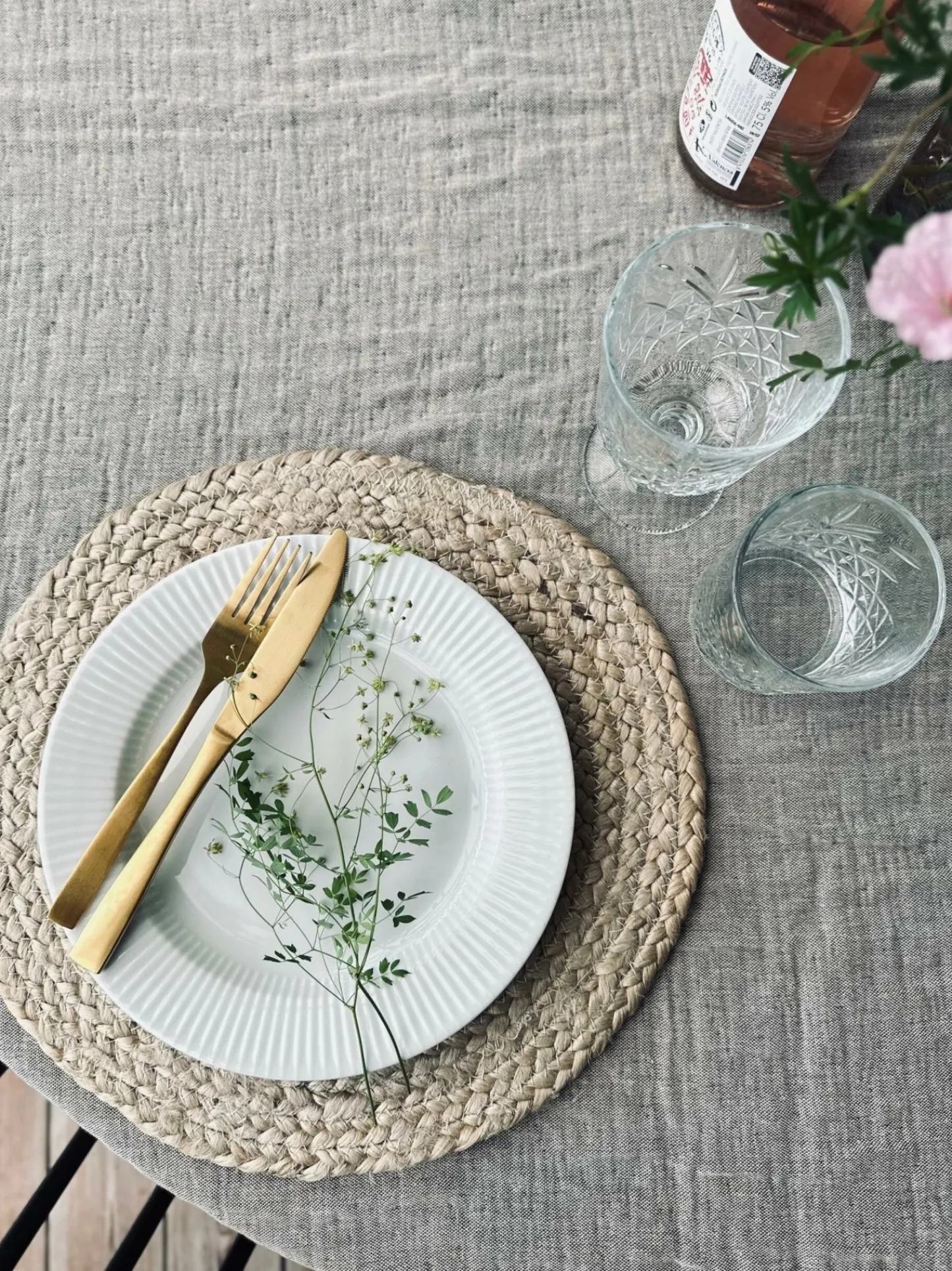VIAMAJA Plaid vævet med kork – Nature mix Hot