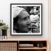 VIAMAJA Plakat Dame med cigar - 50x50 cm New