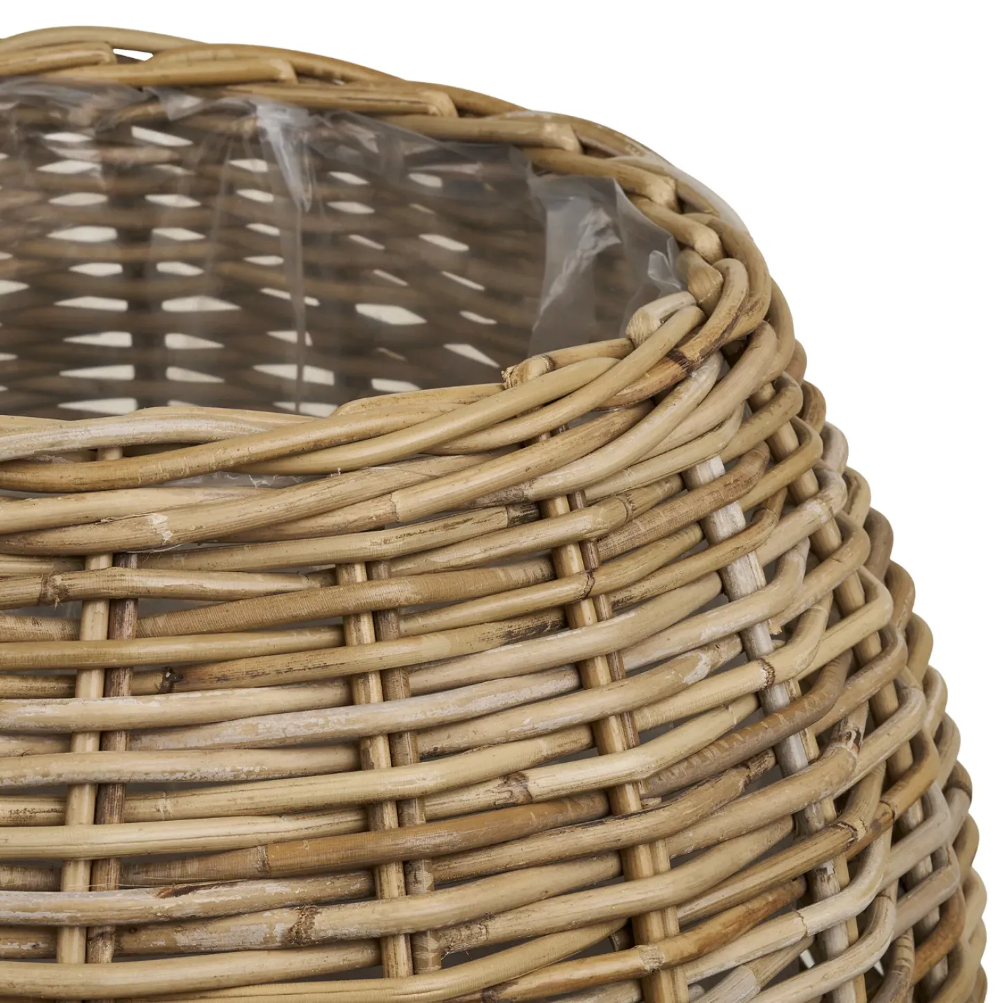 VIAMAJA Plantekurve i natur rattan - 2 stk Outlet