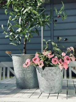 VIAMAJA Plantespand - Zink small Discount