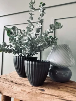 VIAMAJA Potte i beton look - Lille Grå