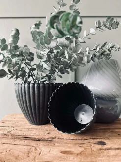 VIAMAJA Potte i beton look - Lille Grå