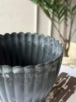 VIAMAJA Potte i beton look - Lille Grå
