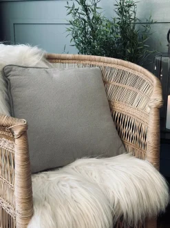 VIAMAJA Pude med fyld - Grå / Mint 43x43 Outlet