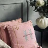 VIAMAJA Pude med fyld - Soft pink boheme - Sæt med 2 stk. Best